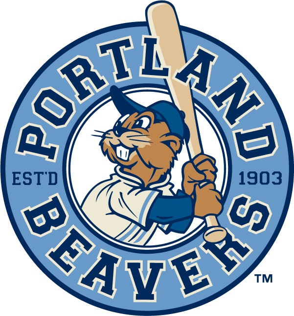 Portland beavers 2008-2010 priamry logo iron on transfers for clothing